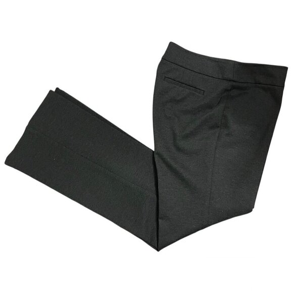 Talbots Charcoal Gray Straight Leg Bootcut Mid-rise Dress Pants Slacks Size 8 - Picture 1 of 6